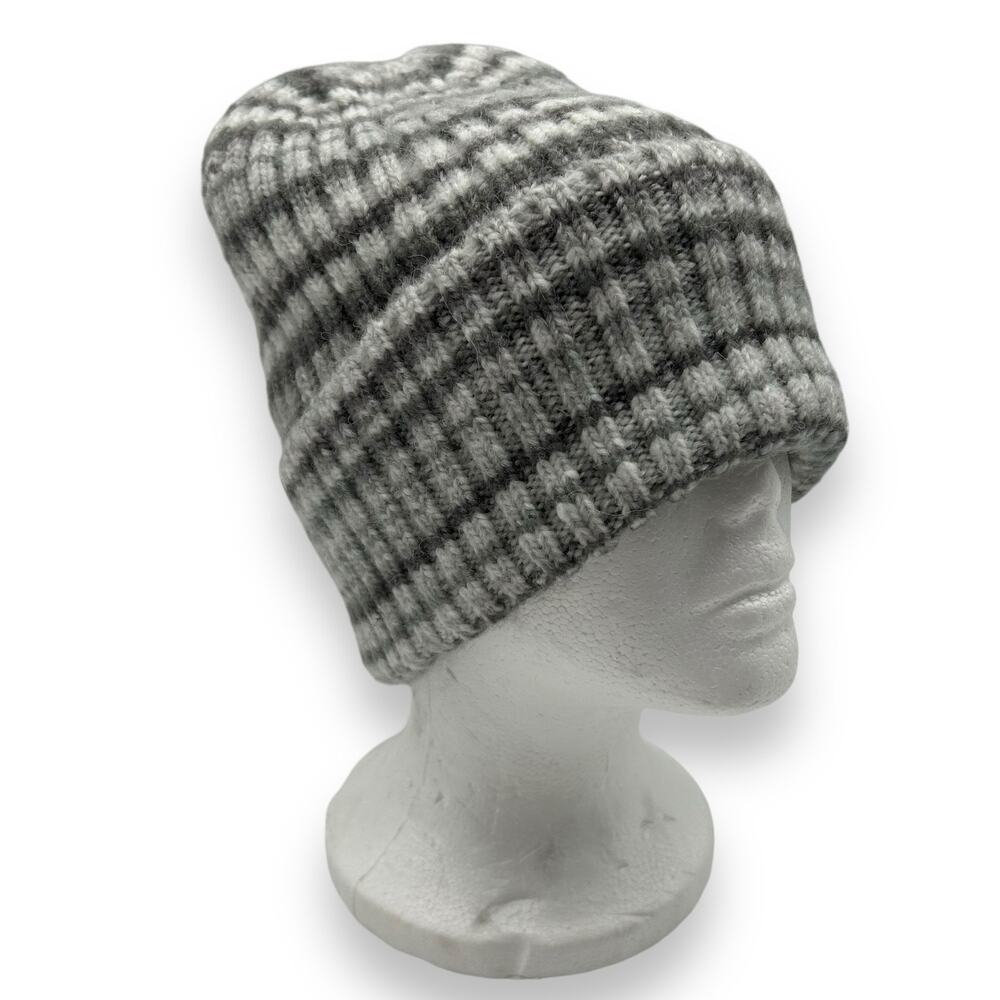 NEW Jocelyn Space Dyed Knit Hat Grey Multi Tan Beige Gray Winter Beanie Ribbed